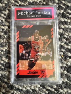 Michael Jordan 1990 Chicago Bulls Basketball Card
