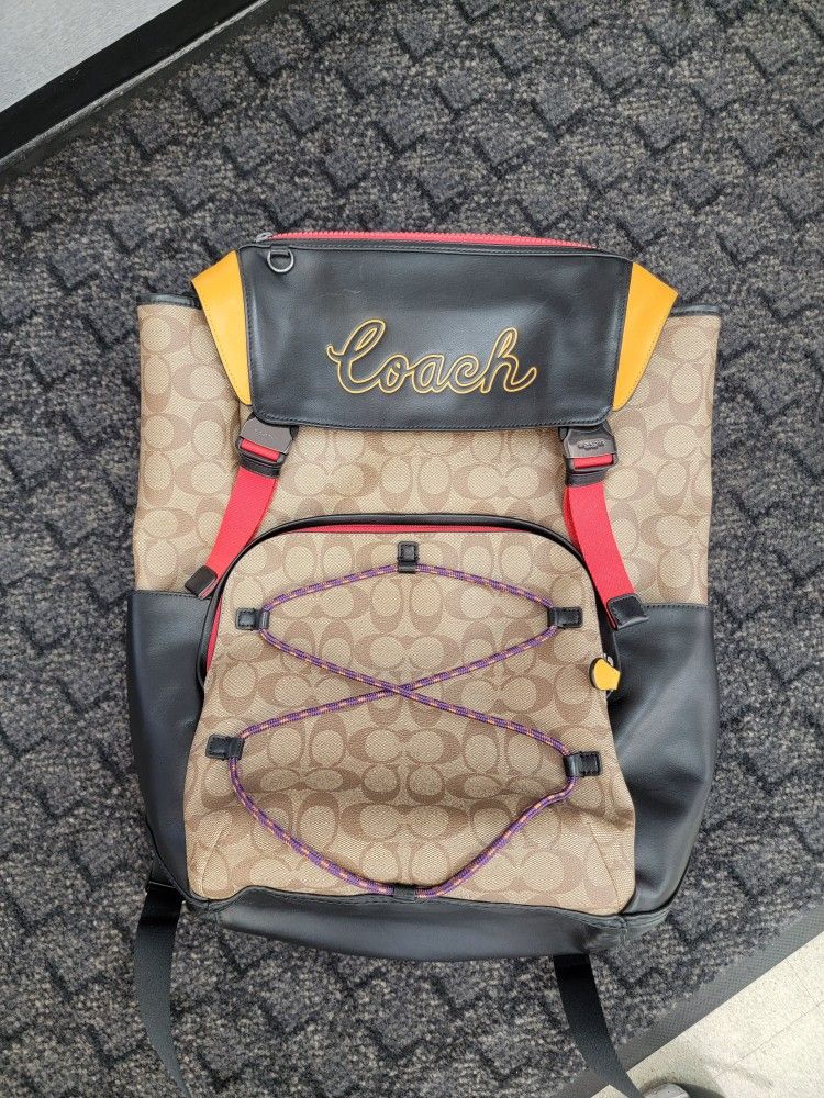 Mens Coach Backpack 