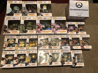 Overwatch Funko Pop Lot! + Overwatch Coinbank