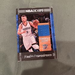Damontis Sabonis Rookie Card Jersey 