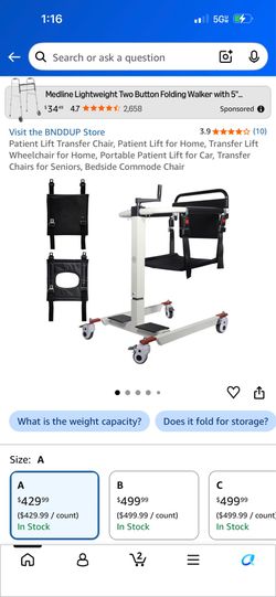 Patient lift transfer chair