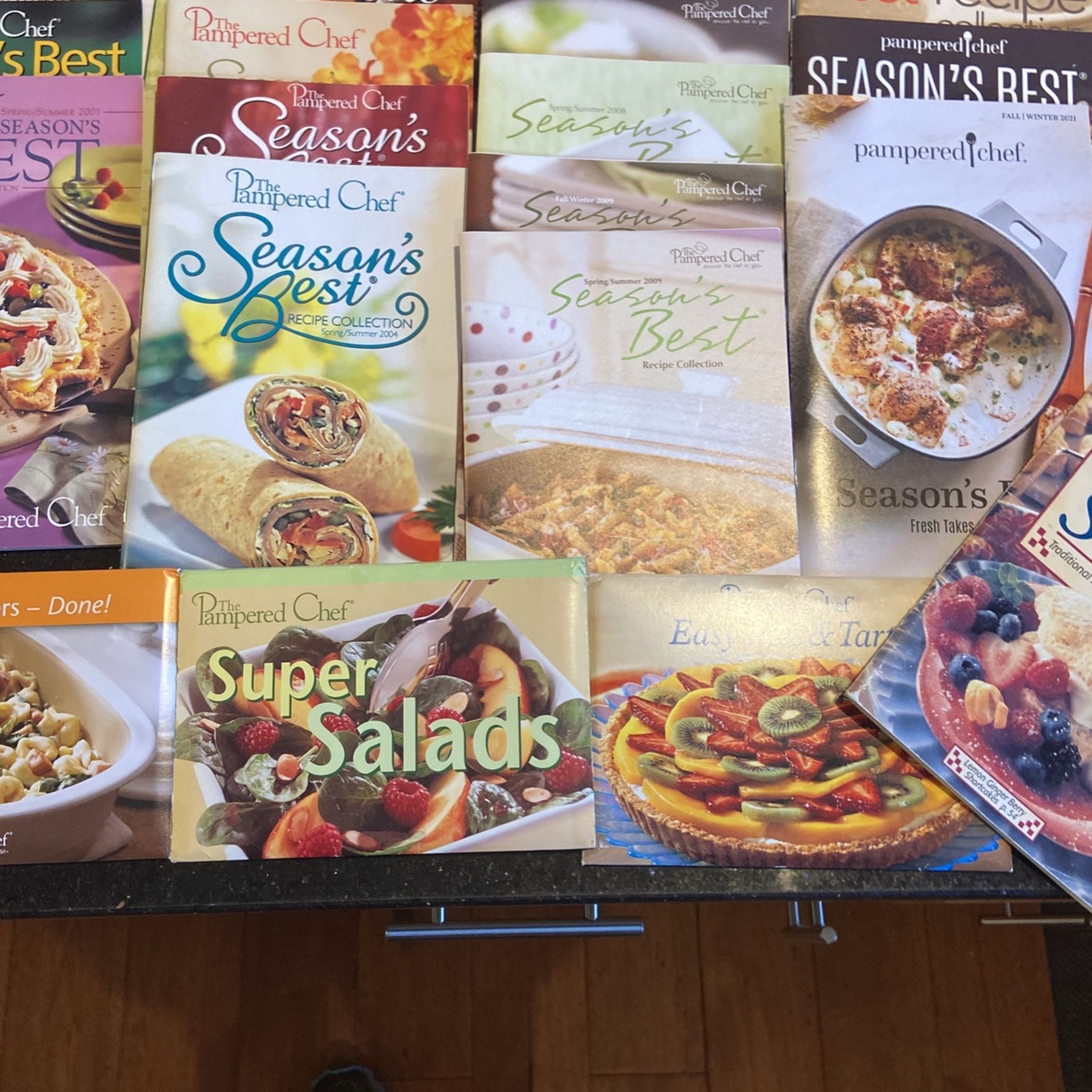 Pampered Chef Seasons Best Cookbook Collection