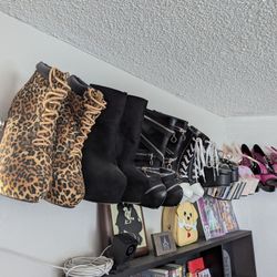 40+ Pairs High Heel Shoes And Boots