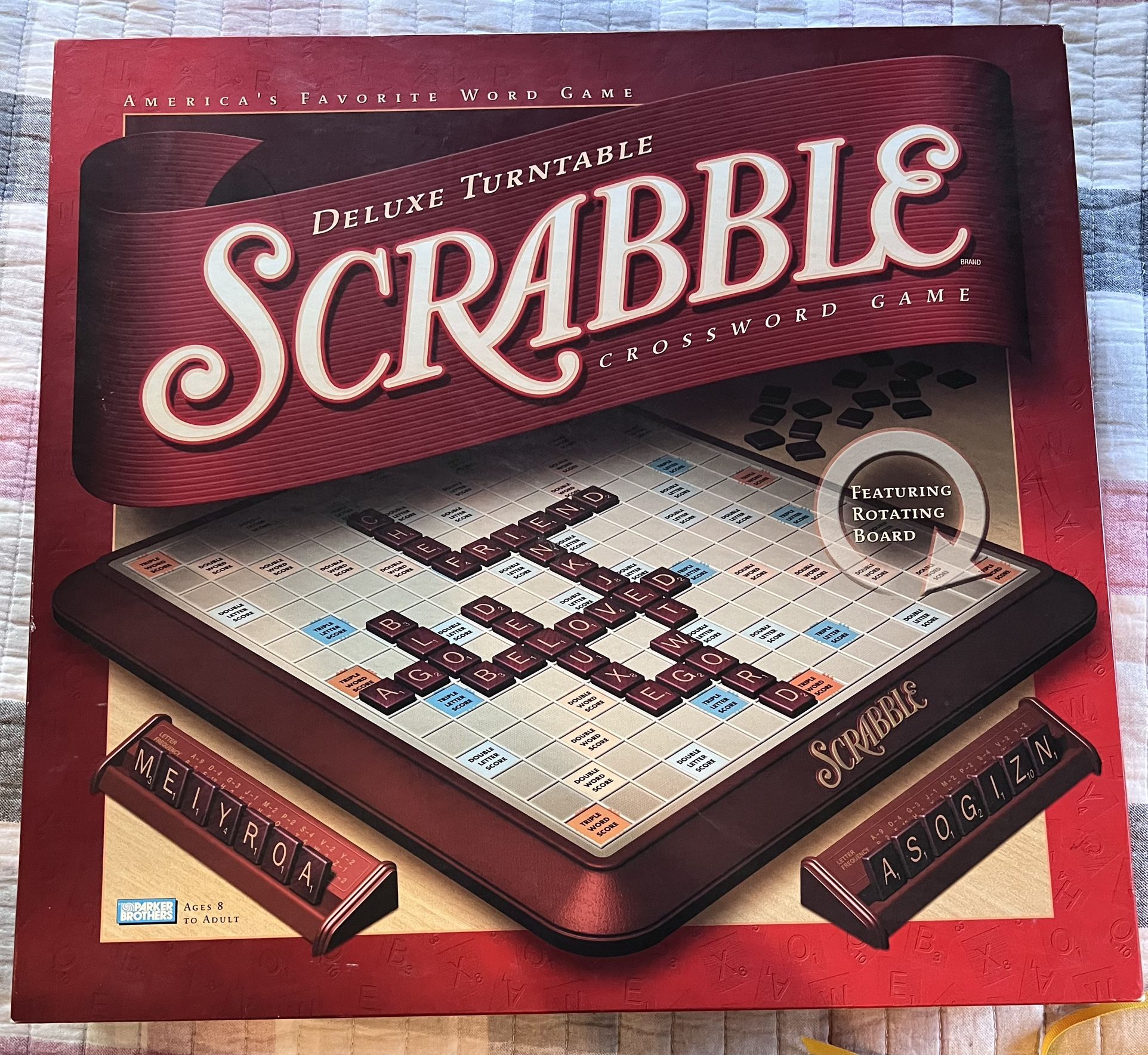 Scrabble Deluxe board game