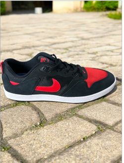 Mens Nike SB Alleyoop Black Red Sneakers - Size 12