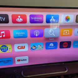 60 inch Sony tv + Apple TV + fire tv stick hd