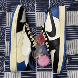 Fragment design x Travis Scott x Air Jordan 1 low Retro Size EU41