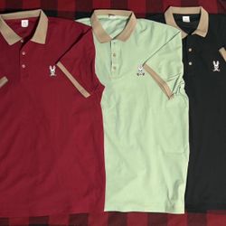 Men’s 3 Pc Polo Shirts Sz XXL