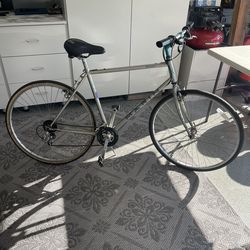 Silver Stinson Marin 10 Speed Bicycle
