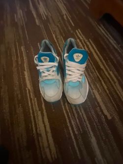 Adidas Falcon women's sneakers in a Blue Tint/Light Aqua
