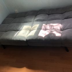 grey ikea futon