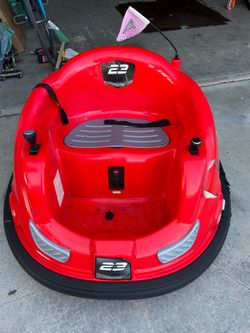 Kids bumper car 12 V works-  no charger