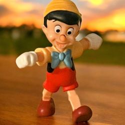 Disney Pinocchio Figure 3” Action McDonalds Plastic Toy Collectible