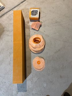 Schluter KERDI Shower Curb, Drain Grate & Waterproofing Accessories
