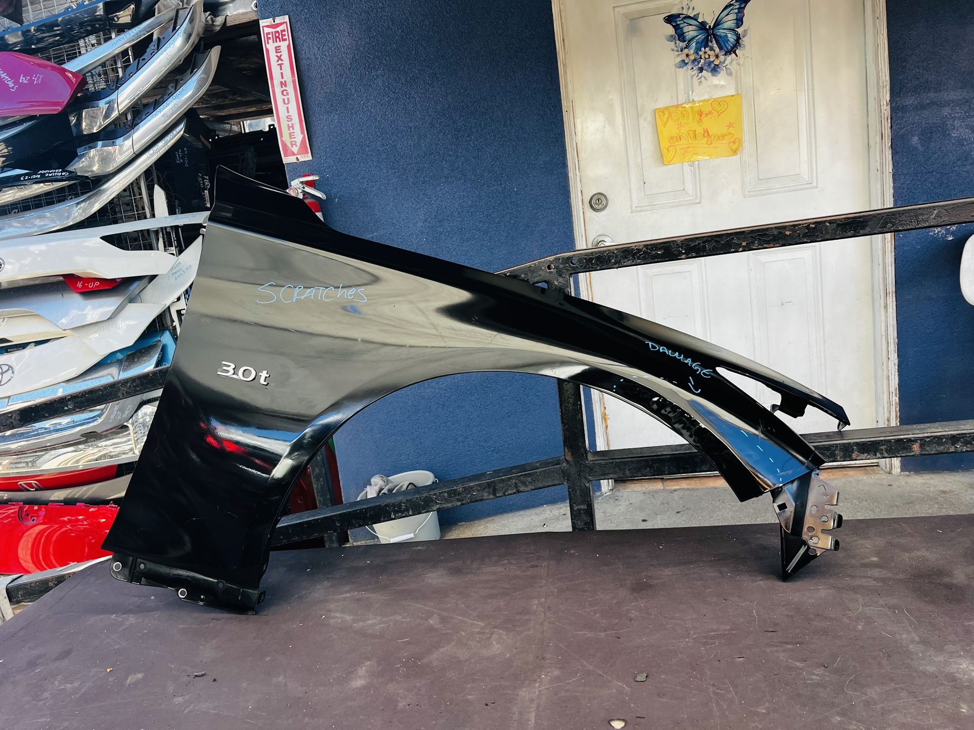 2014-2022 Infiniti Q50 Right Passenger Side Fender Oem
