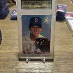 Nomar Garciaparra Topps Stadium Club Rookie Card Grade 8