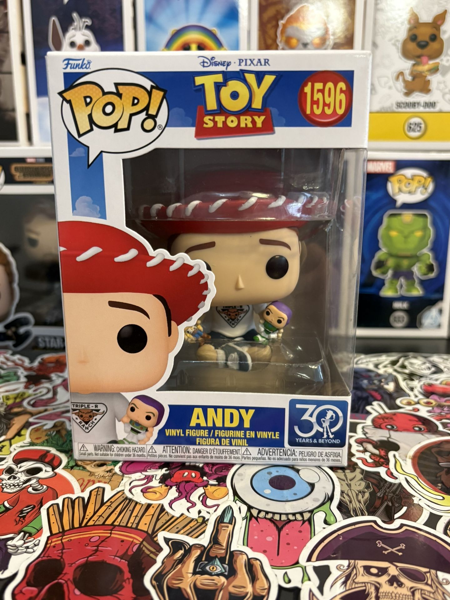 Toy Story Andy Funko Pop # 1596