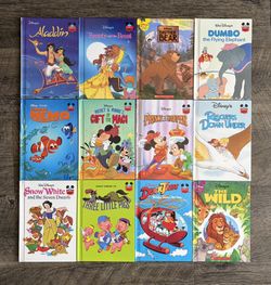 Disney Wonderful World Of Reading Hardcover Books ~Lot of 12~