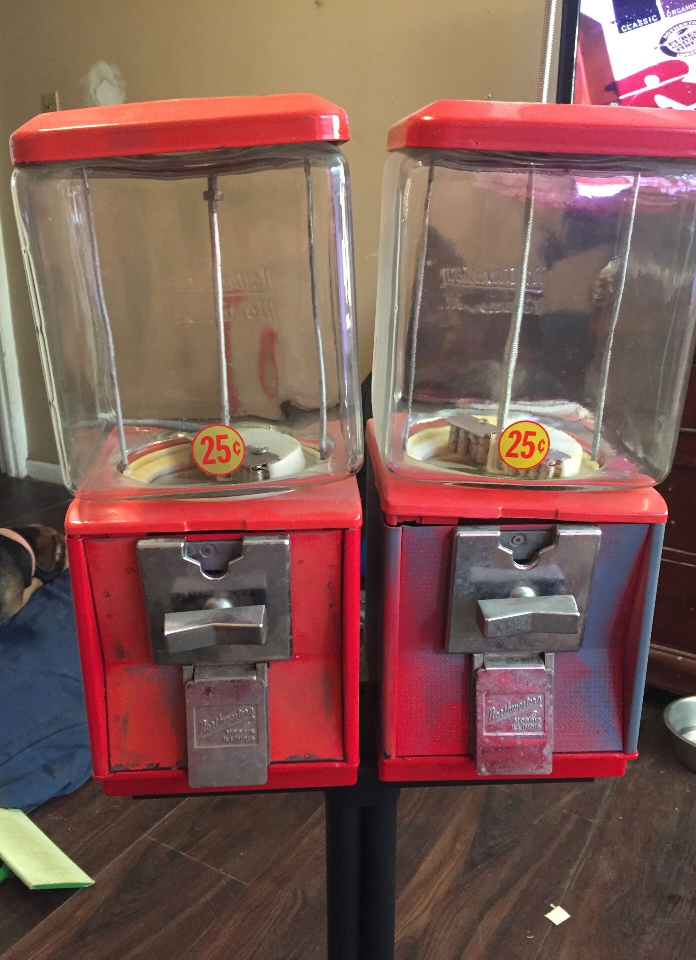 Northwesters gum ball Machine
