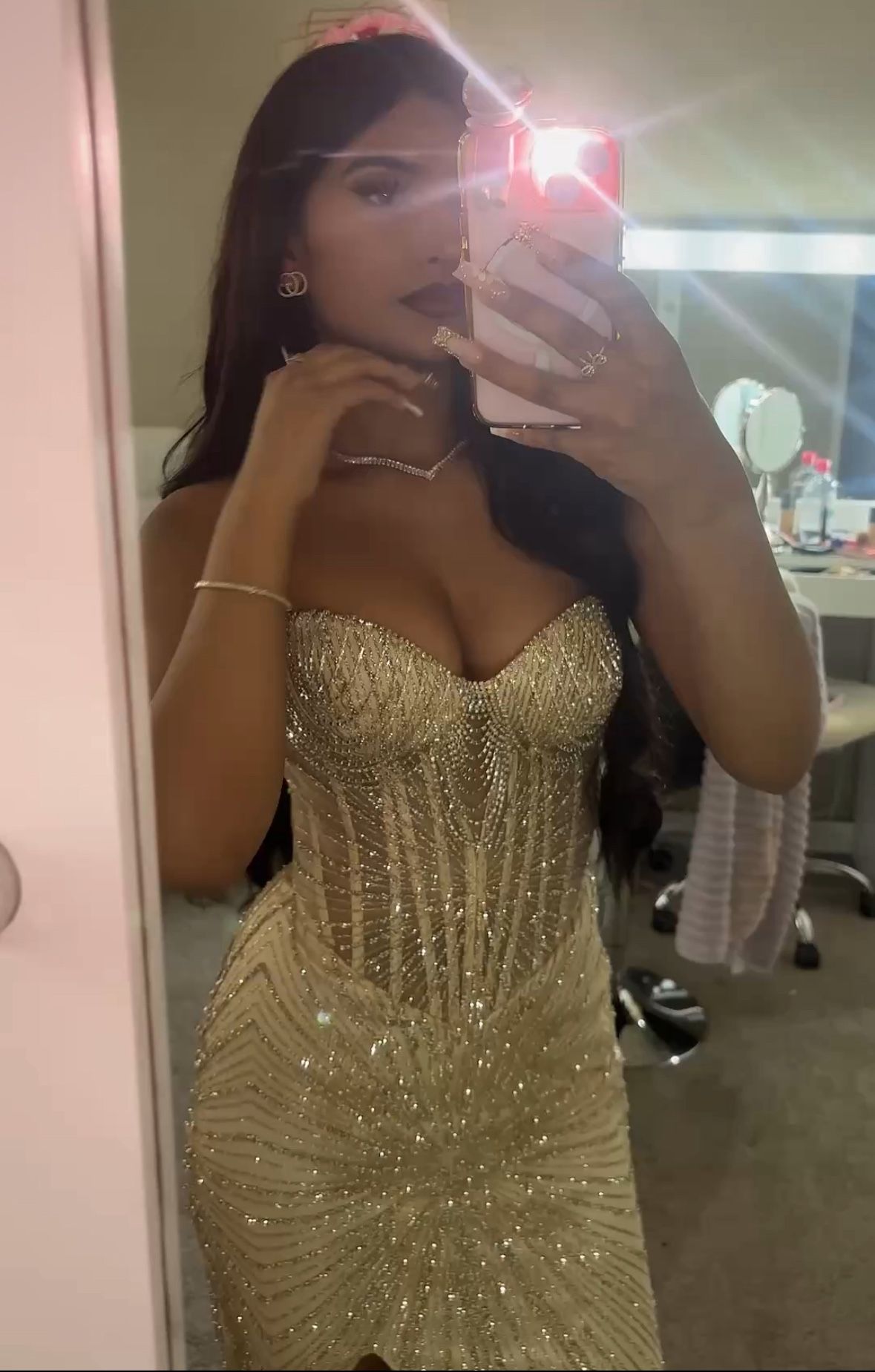 Gold Elegant Dress