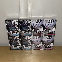 Black bolt and white flare booster bundles 