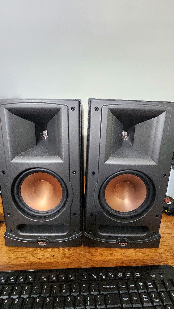 Klipsch RB-61 II Reference Series Bookshelf Loudspeakers, Black (Pair)