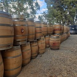 Empty Oak Barrels For Sale 
