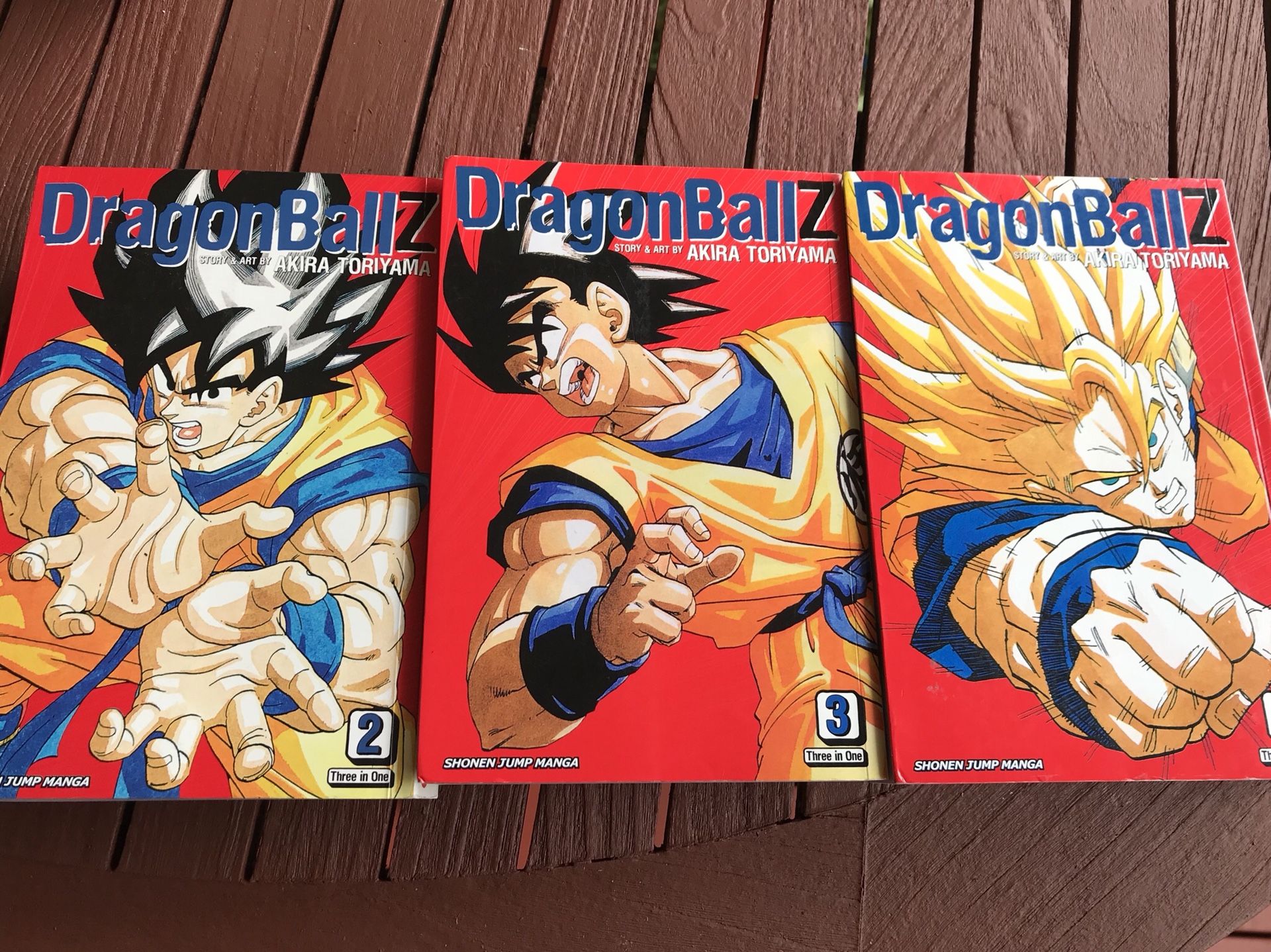 Dragon Ball Z 3 books vol 2,3 &6