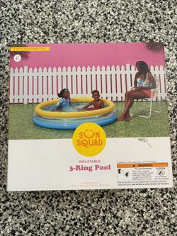 Inflatable 3 Ring Pool 