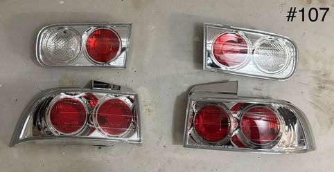 Honda Accord 1(contact info removed) Tail Lights Chrome/Red NEW Pair