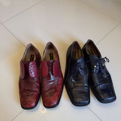 Snake skin mens shoes