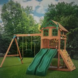 Outdoor Swing Set Made By Gorilla Playsets 
