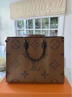 Louis Vuitton Monogram OnTheGo Tote with Dark Accents