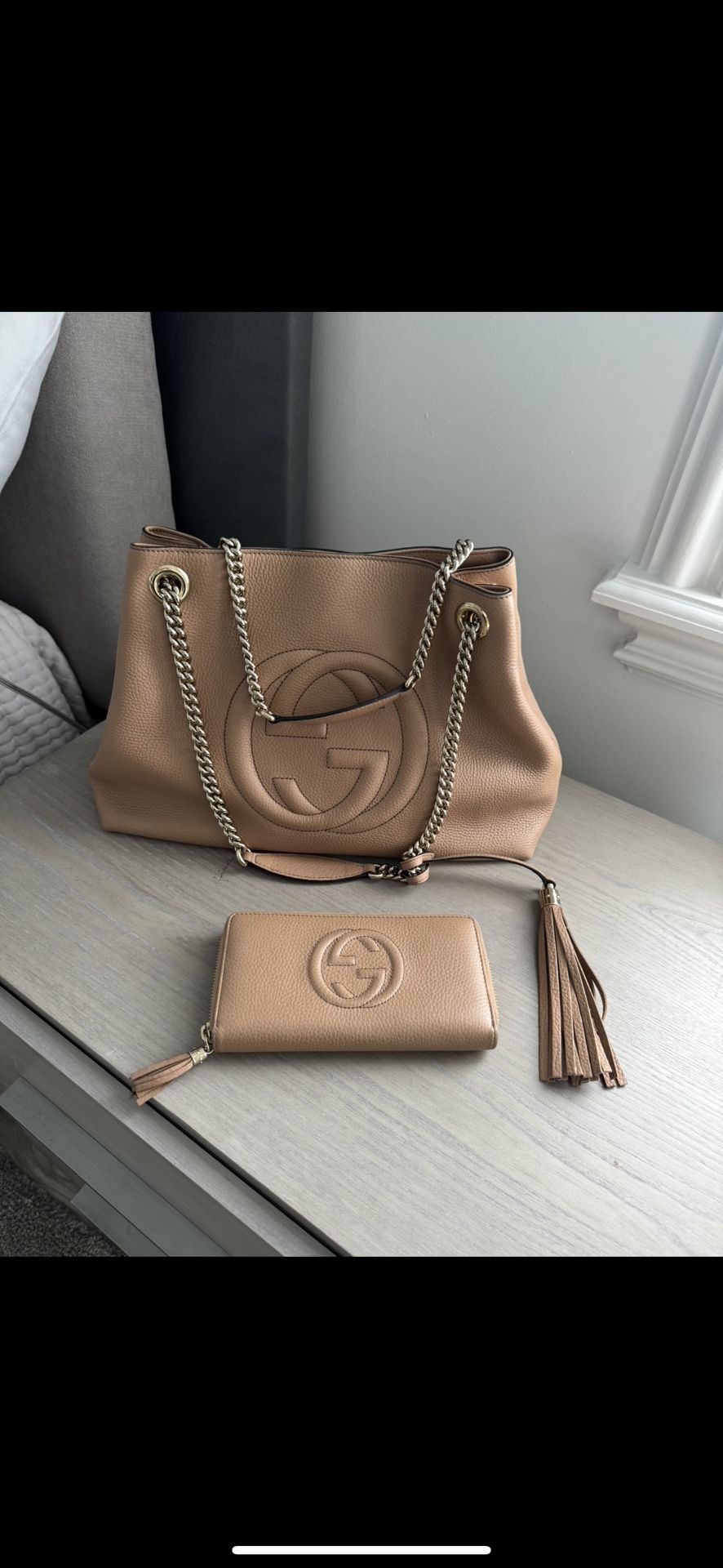 Gucci SoHo Chain Tote And Wallet