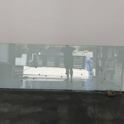 ½″ Tempered Glass Tabletop – 102.5″ x 36″ – Polished Edges