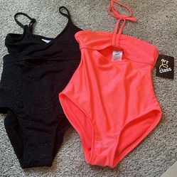 2 Girls swimsuits Small 6/7
