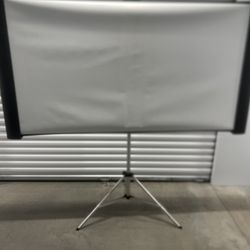 Epson - Accolade Duet ELPSC80 80" Portable Projector Screen And Tripod . Used in good condition with some cosmetic blemishes. These blemishes are in t