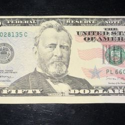 Rare Miscut 2017 Series A $50 Bill