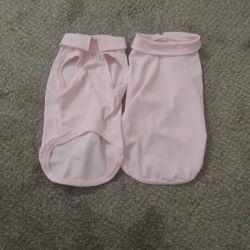 (2) BRAND NEW Pink Polo Shirts For A Small Dog