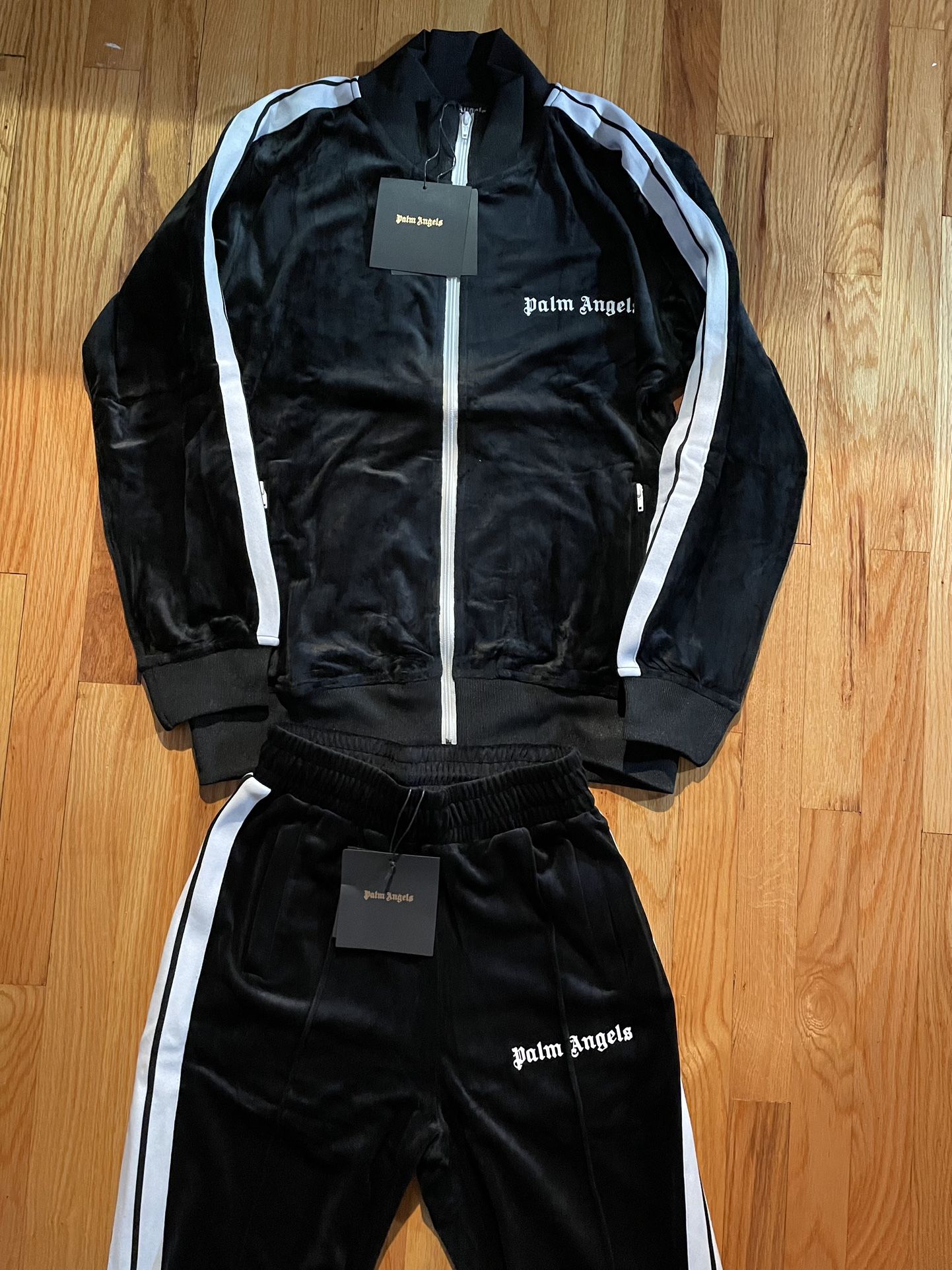 Palm angels shop velvet tracksuit