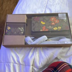 coach bag and mini wallet 