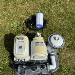 Intex Saltwater Filter Pump For Above Ground Pools