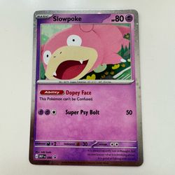 Slowpoke 086 HOLO BLEED Pitch Black Black Star Promo Pokémon TCG