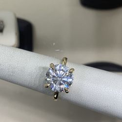 5ct Lab Grown Diamond Engagement Ring G Color VS2 Clarity IGI Certified