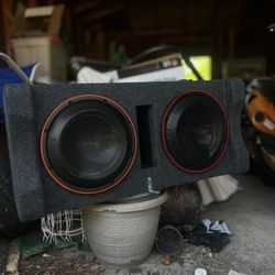 Dual 12” Subwoofers in Factory Box – $300 (Great Condition)