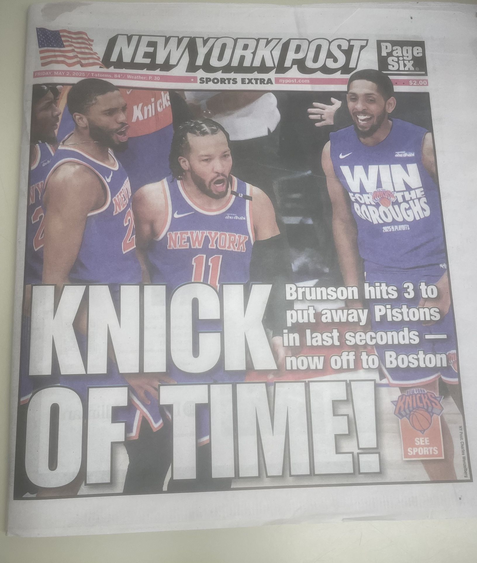 Knicks beat Pistons 2025 Playoffs