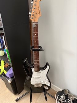 Electric Guitar, Amp, Case