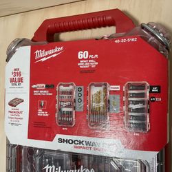 Milwaukee Shockwave Impact Driver Bit Set  PACKOUT Case (60-Piece)