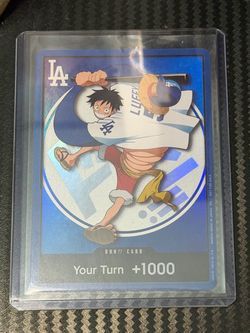 One Piece x LA Dodgers Luffy DON!! Card