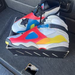 Man Size 13 Air Jordan 8 Retro SP SE multicolor 